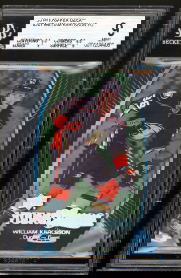 2014-15 Upper Deck #201 William Karlsson Acetate Young Guns BGS 9 MINT