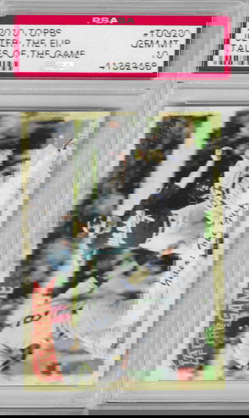 2010 Topps Derek Jeter Tales of the Game The Flip PSA 10