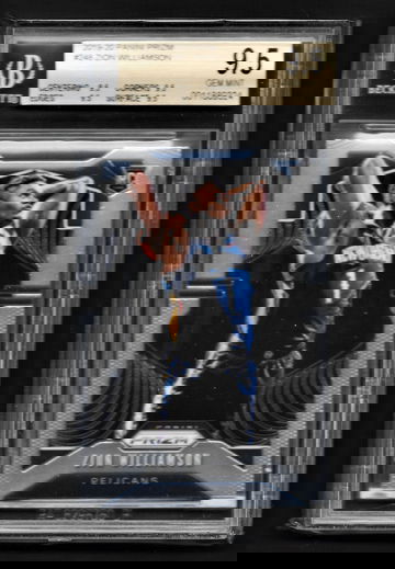 Zion Williamson 2019-20 Panini Prizm #248 BGS 9.5 True Gem