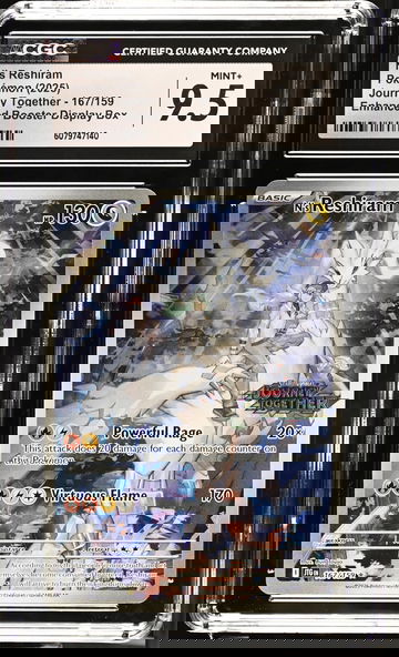 2025 Pokémon Scarlet & Violet Journey Together N's Reshiram #167/159 CGC 9.5