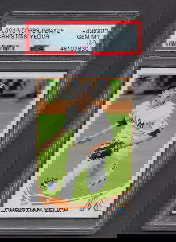 2013 Topps Update #290 Christian Yelich PSA 10 RC