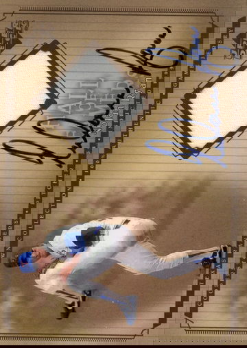 2001 UPPERDECK COOPERSTOWN COLLECTION NOLAN RYAN AUTO GAME USED JERSEY CARDUTO 