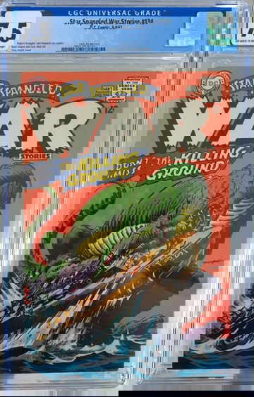 Star Spangled War Stories #134 (1967) CGC 7.5 -- O/w to white pages; Kanigher