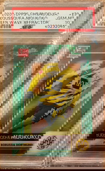 Youssoufa Moukoko Bundesliga Green Wave /99 PSA 10! 