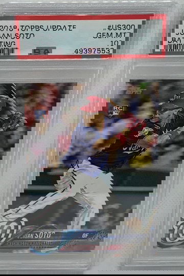 2018 Topps Update Batting #US300 Juan Soto RC Rookie Gem Mint PSA 10