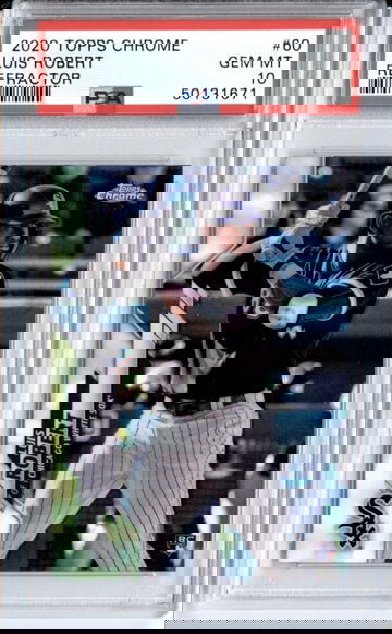 2020 Topps Chrome Refractors #60 Luis Robert PSA 10