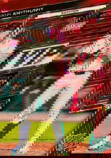 2025 Panini The National VIP Gold RP15 ROMAN ANTHONY RATED PROSPECT RED ICE #/99