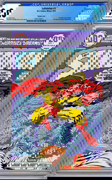 SANDMAN #1 CGC 9.0 NM *RARE HI-GRADE PURPLE VARIANT* JACK KIRBY & JOE SIMON 1974