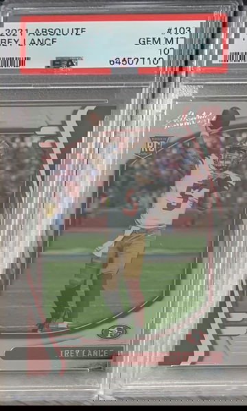 2021 Absolute Trey Lance PSA 10
