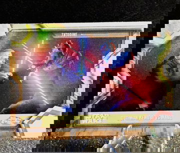 2025 Topps Star Wars Hyperspace  Galactic Eras  Obi-Wan Kenobi vs Maul  Refractor 