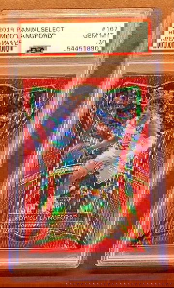 2019 Select Red Wave Romeo Langford PSA 10