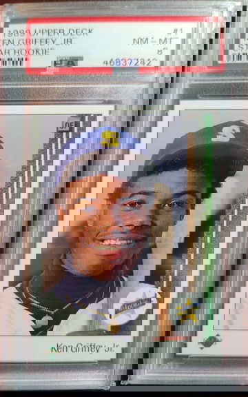 1989 Upper Deck Ken Griffey Jr. #1 PSA 8