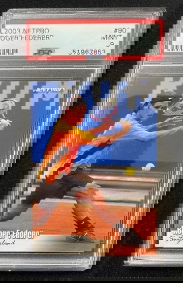 PSA 9 Roger Federer 2003 Netpro #90 RC