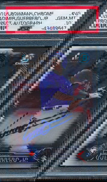 2016 Bowman Chrome PSA 10 Vladimir Guerrero Jr RC AUTO