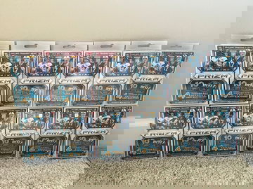 (12) 2021 NFL Football Prizm Hanger Box