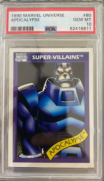 1990 Marvel Universe Apocalypse #80 PSA 10