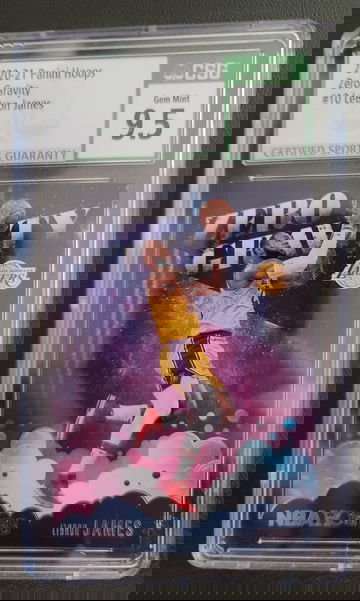  2020-21 NBA Hoops Lebron James #10 Zero Gravity 