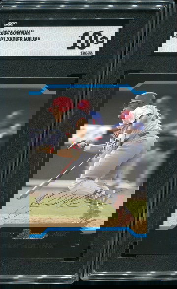 2004 Bowman Yadier Molina RC SGC 10