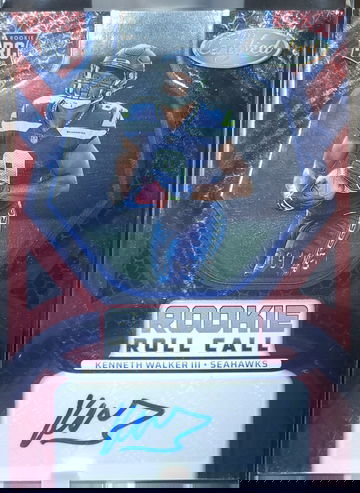 Kenneth walker III rookie auto 