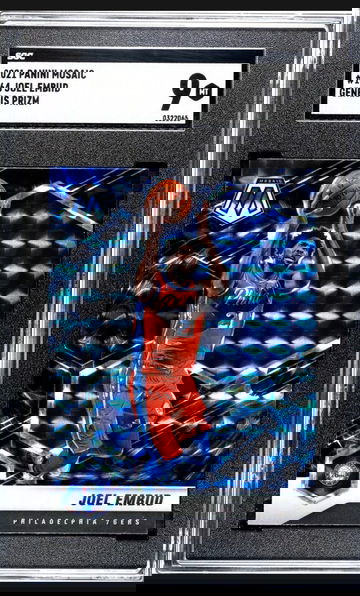 Joel Embiid 2020-21 Panini Mosaic Genesis Prizm #164 76ers Sixers Mint