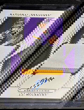 2024 National Treasures 156 JJ McCarthy True RPA /99 2-Color