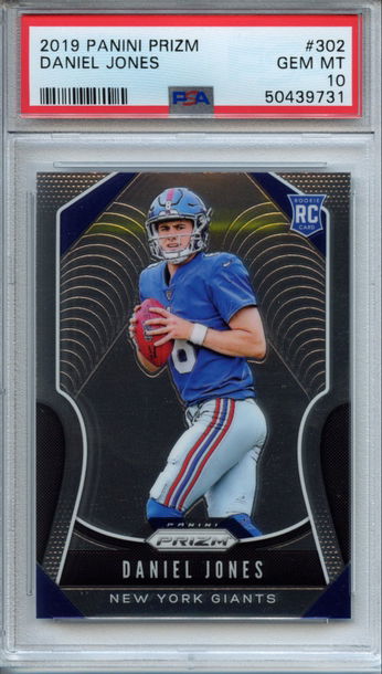 2019 Prizm Daniel Jones PSA 10