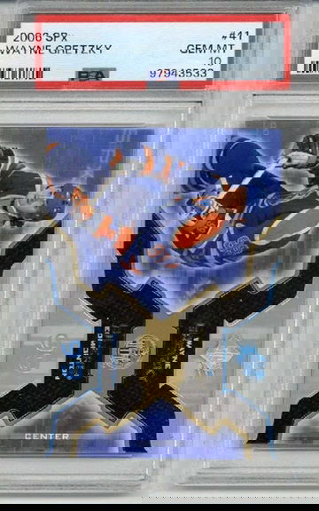 2006 UPPER DECK SPX WAYNE GRETZKY CARD EDMONTON OILERS PSA 10 LOW POP