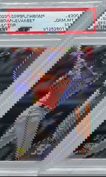 2020 Topps Chrome Yordan Alvarez Refractor PSA 10