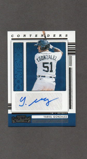 2021 Panini Contenders #YG Yariel Gonzalez autograph