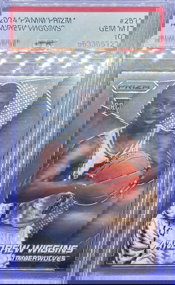 2014-15 Panini Prizm Andrew Wiggins RC PSA 10 Gem Mint Rookie Minnesota