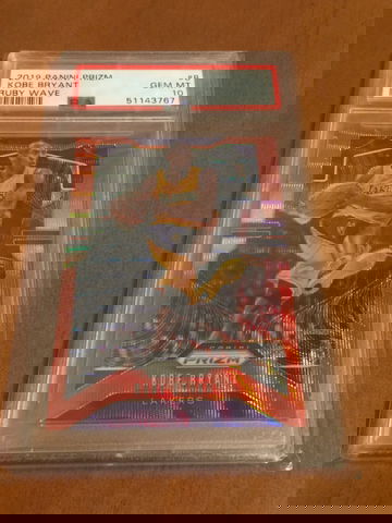 2019 Panini Prizm Ruby Wave Kobe Bryant 