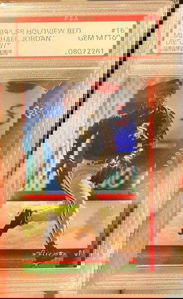 1994 SP Red Holoview Die-Cut MICHAEL JORDAN RC PSA 10