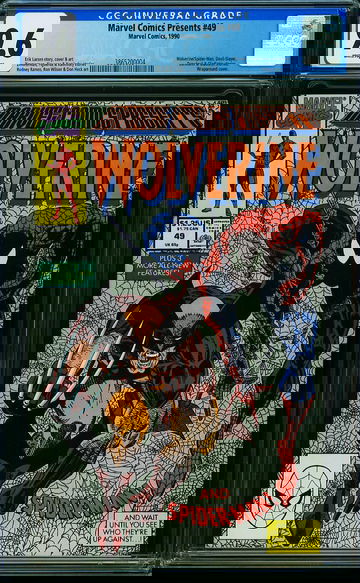 MARVEL COMICS PRESENTS #49, CGC 9.6 NM+