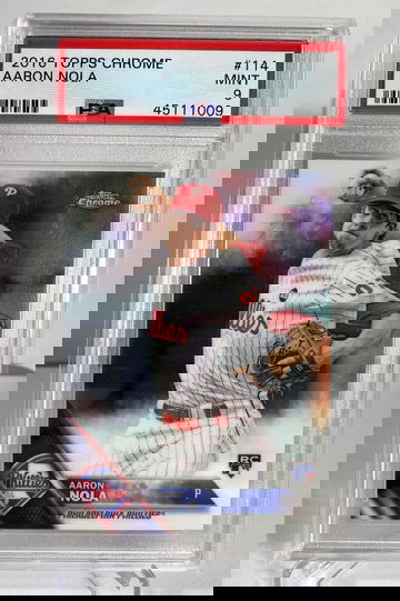 2016 Topps Chrome Aaron Nola Rookie PSA 9