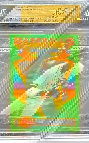 1993 Finest Barry Bonds BGS 9.5 - Highest Graded in Beckett Registry