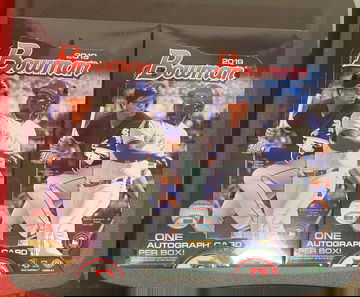 2 Boxes 2019 bowman Hobby boxes sealed