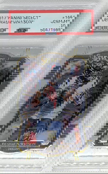 2017 Panini Select Premier Level Deshaun Watson Rookie Card #164 PSA 10 GEM-MT