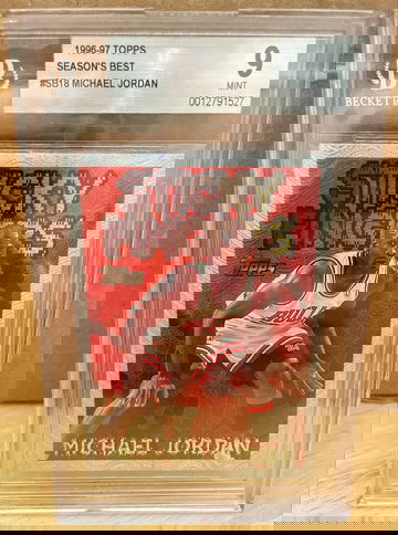 96-97 Topps Michael Jordan Sticky Fingers