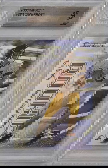 2000 Impact Tom Brady #27 BGS 9 MINT Rookie RC W/10 Subgrade