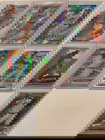 Jasson Dominguez 7 card lot 