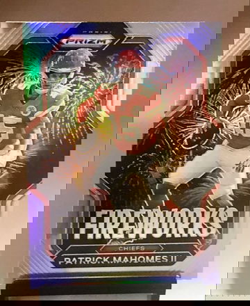 Patrick Mahomes 2022 Prizm Fireworks Silver SP!