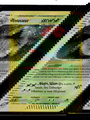 2002 Pokemon #30/165 Venusaur Holo Expedition