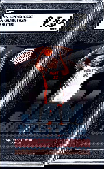 2023-24 Panini Mosaic #6 Shaquille O'Neal Jam Masters SGC 9.5