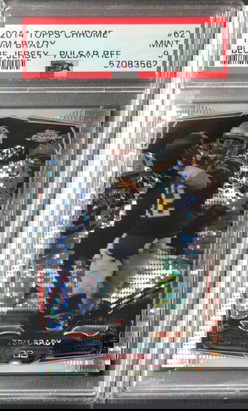 2014 Topps Chrome Tom Brady Pulsar Refractor PSA 9 Mint 