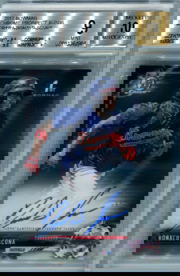 Ronald Acuna BGS 9 auto 10