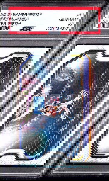 2020 Prizm Silver LeBron James PSA 10