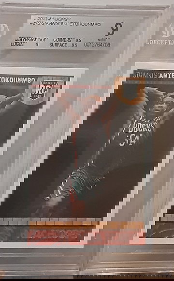 2013 Hoops Giannis Antetokounmpo Rookie Card BGS 9