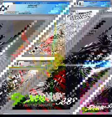 SPAWN #299-300-301 CGC 9.8-9.6 MCFARLANE ASM #298 SKETCH HOMAGE SPAWN 300TH 2019