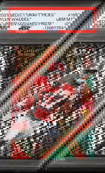 2023 Select #159 Jaylen Waddle Draft Picks /25 PSA 10