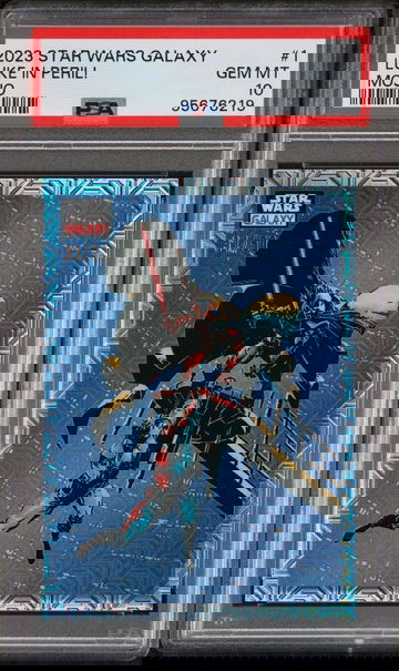 2023 Star Wars Galaxy Chrome Luke In Peril Mojo Refractor /50 PSA 10 Skywalker Darth Vader